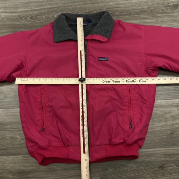 Vintage 90s Patagonia Shelled Synchilla Jacket Womens Large 14 Pink Made in USA - Picture 9 of 10